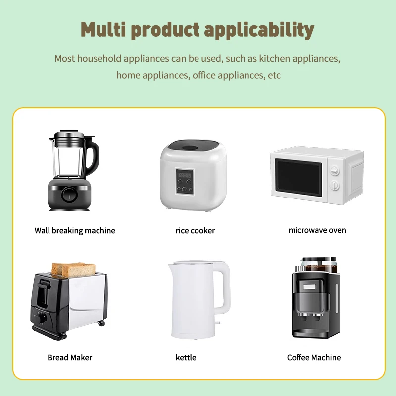 3-6pcs Cord Winder Organizer for Kitchen Appliance Cord Wrapper Cable Management Clip Holder for Air Fryer Coffee Machine Fixer - Image 5